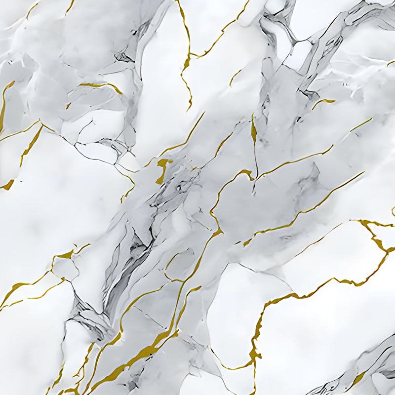 Pellicola di trasferimento in PET con decorazione murale per sfondo dorato Cloud Rock Apartment