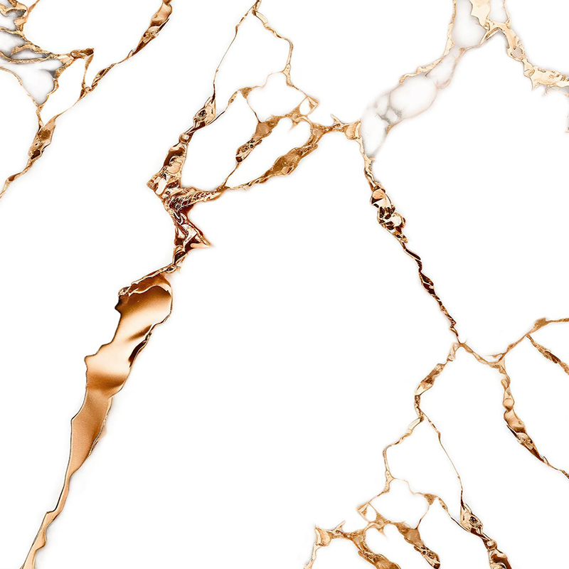Pellicola di trasferimento 3D decorativa per pareti in lamina d'oro con motivo in marmo