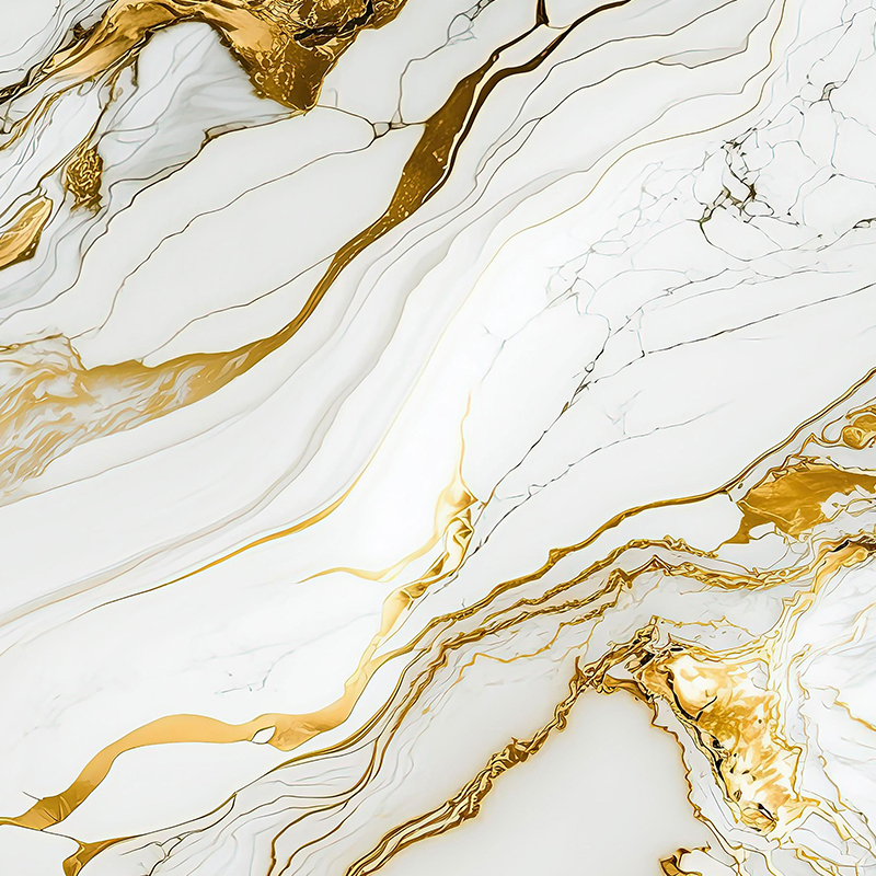 Pellicola di trasferimento PET 3D per armadio da cucina Golden Wave