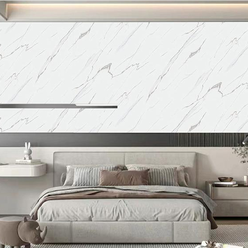 Pellicola decorativa per trasferimento di calore bianco seta oro UV decorativa da parete