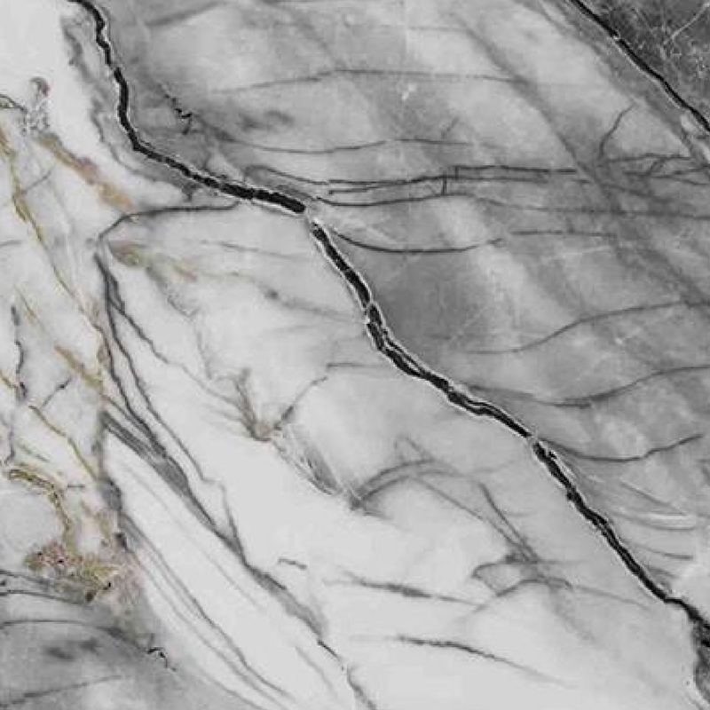 Pellicola per trasferimento di calore per armadietti resistente al calore e all'olio in muschio bianco e nero