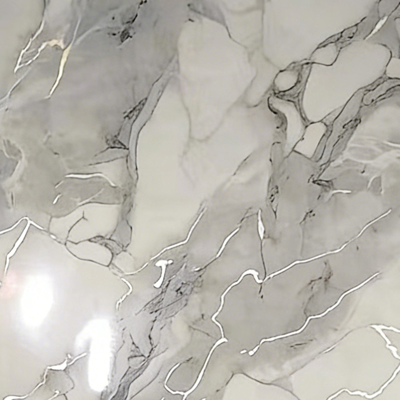 Pannello UV in finto marmo lucido senza formaldeide per pareti divisorie per ufficio