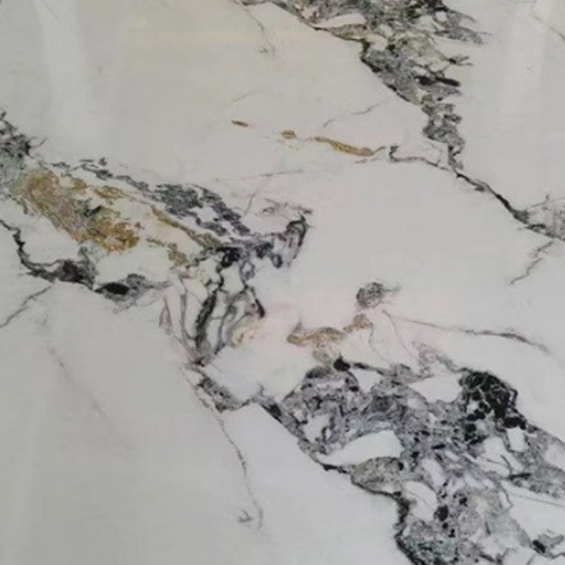Pannello da parete impermeabile in PVC finto marmo per bagno e cucina